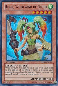 Reeze, Whirlwind of Gusto [HA06-EN012] Super Rare | North Game Den