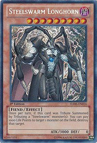 Steelswarm Longhorn [HA06-EN016] Secret Rare | North Game Den
