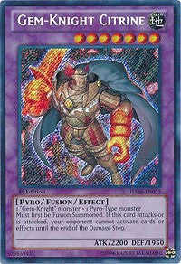 Gem-Knight Citrine [HA06-EN019] Secret Rare | North Game Den