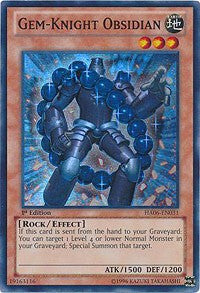 Gem-Knight Obsidian [HA06-EN031] Super Rare | North Game Den