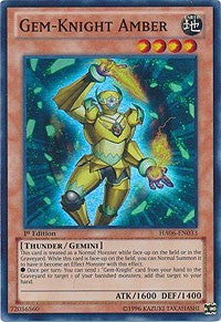 Gem-Knight Amber [HA06-EN033] Super Rare | North Game Den