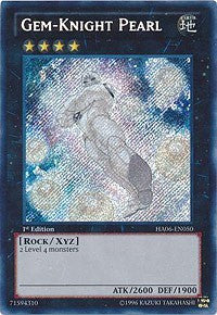 Gem-Knight Pearl [HA06-EN050] Secret Rare | North Game Den