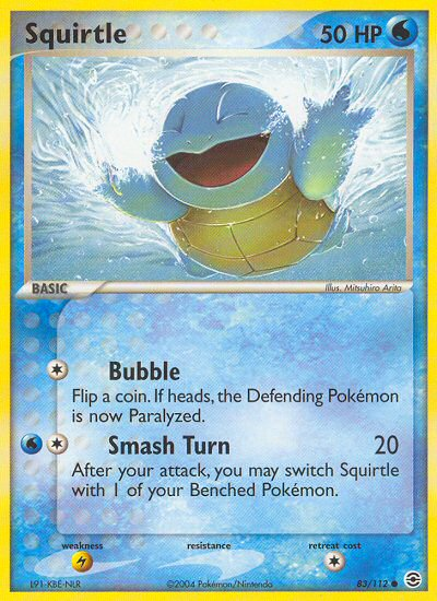 Squirtle (83/112) [EX: FireRed & LeafGreen] | North Game Den