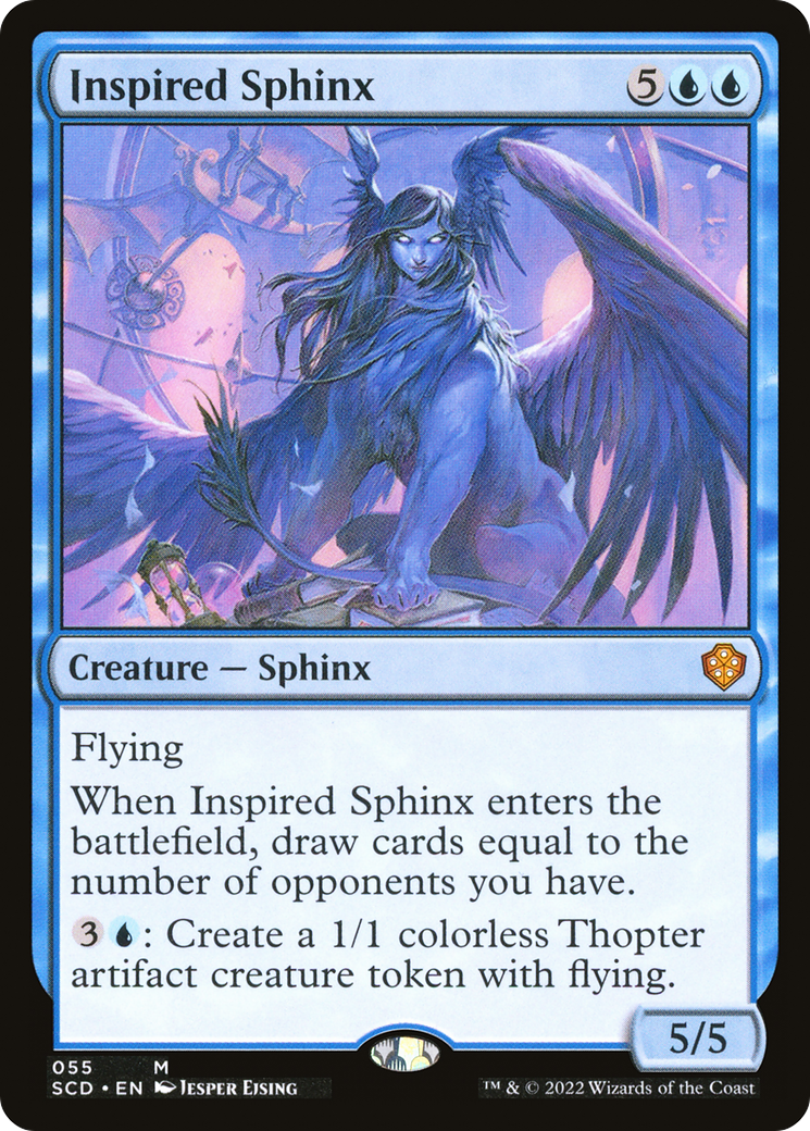 Inspired Sphinx [Starter Commander Decks] | North Game Den
