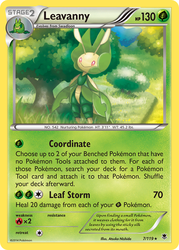 Leavanny (7/119) [XY: Phantom Forces] | North Game Den