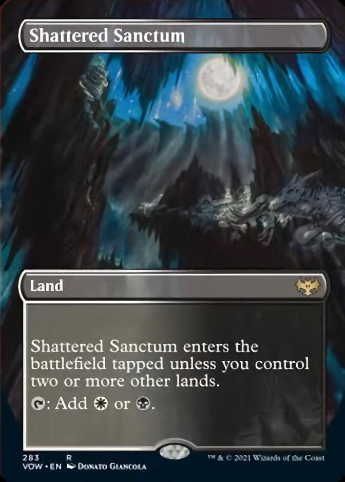 Shattered Sanctum (Borderless) [Innistrad: Crimson Vow] | North Game Den
