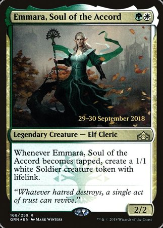 Emmara, Soul of the Accord [Guilds of Ravnica Promos] | North Game Den