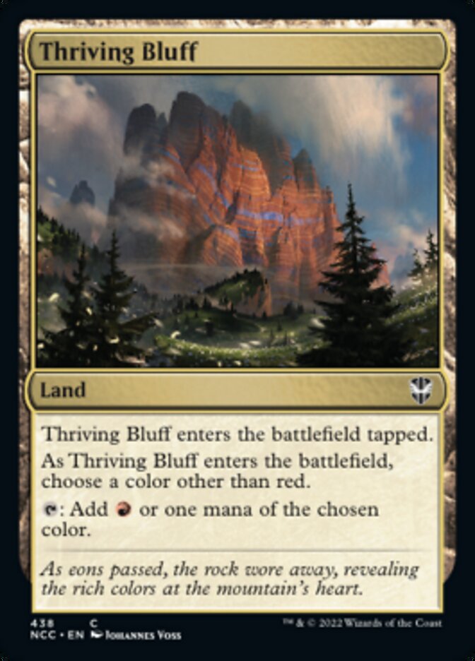 Thriving Bluff [Streets of New Capenna Commander] | North Game Den