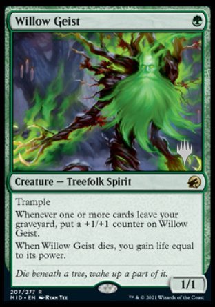 Willow Geist (Promo Pack) [Innistrad: Midnight Hunt Promos] | North Game Den