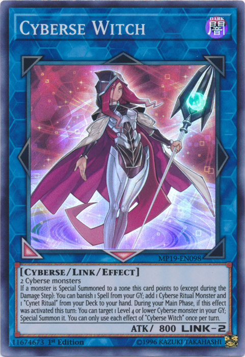 Cyberse Witch [MP19-EN098] Super Rare | North Game Den