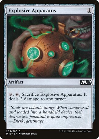 Explosive Apparatus [Core Set 2019] | North Game Den