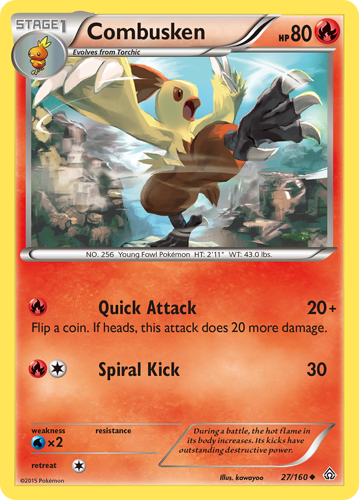 Combusken (27/160) [XY: Primal Clash] | North Game Den