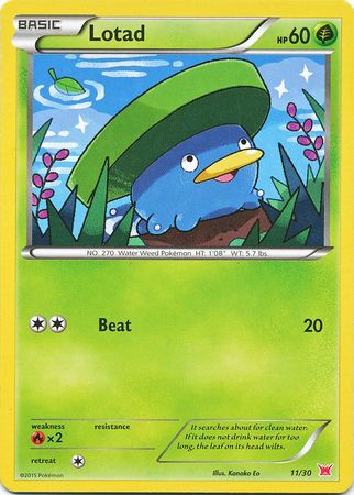 Lotad (11/30) [XY: Trainer Kit 2 - Latias] | North Game Den