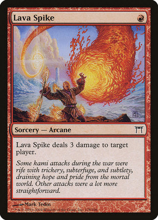 Lava Spike [Champions of Kamigawa] | North Game Den