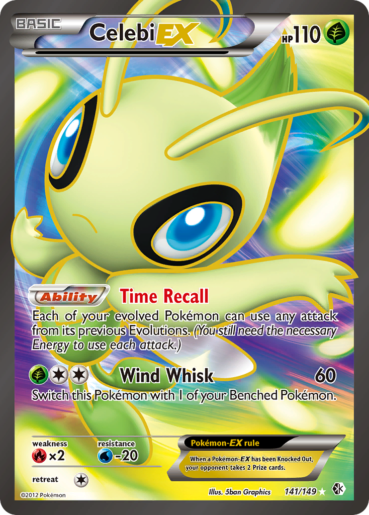 Celebi EX (141/149) [Black & White: Boundaries Crossed] | North Game Den