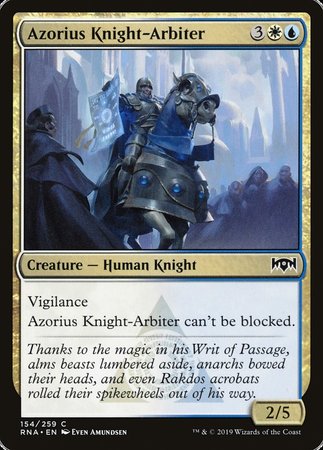 Azorius Knight-Arbiter [Ravnica Allegiance] | North Game Den