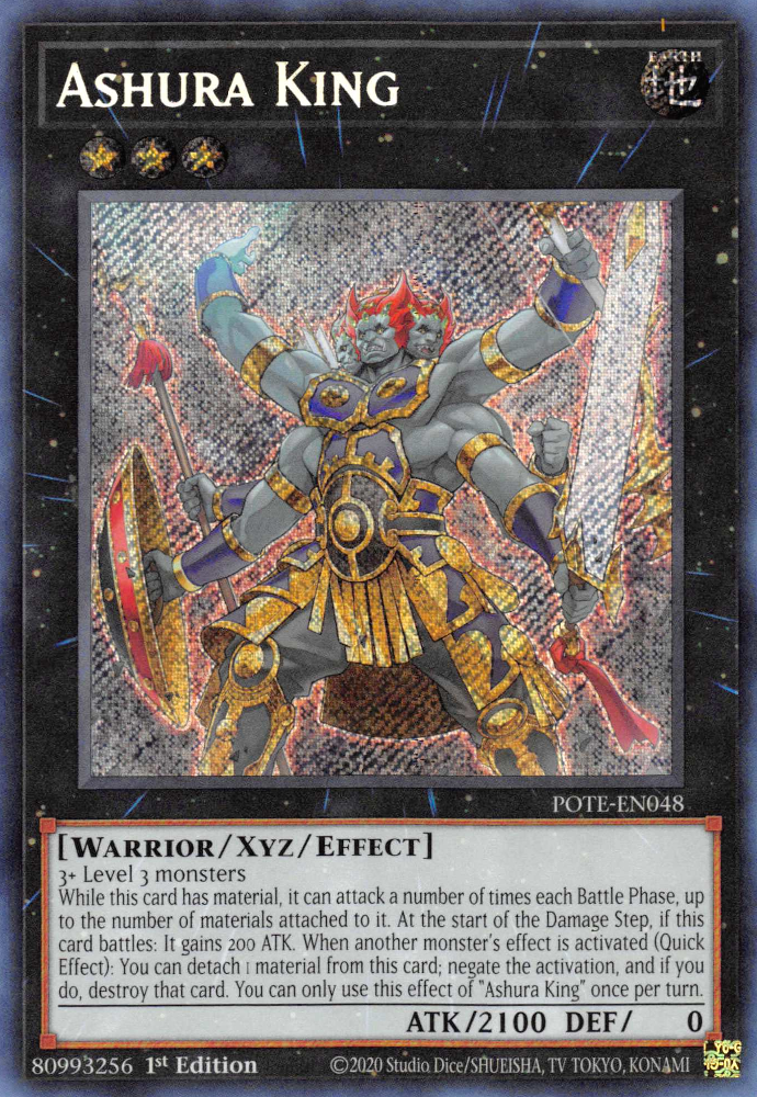 Ashura King [POTE-EN048] Secret Rare | North Game Den