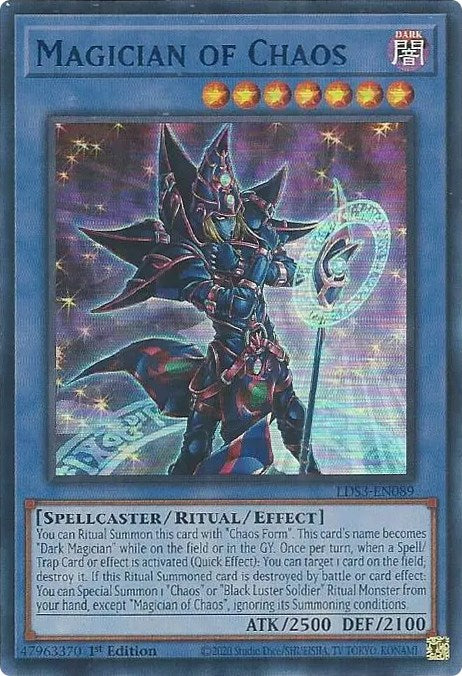 Magician of Chaos (Blue) [LDS3-EN089] Ultra Rare | North Game Den