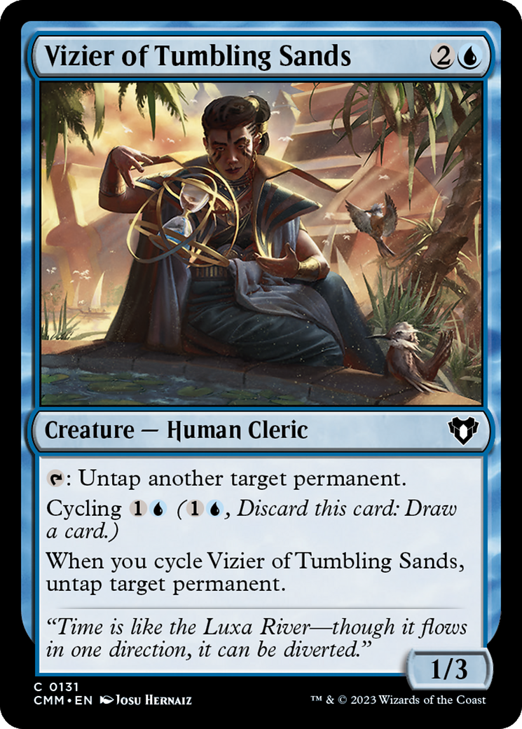 Vizier of Tumbling Sands [Commander Masters] | North Game Den