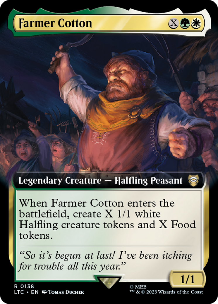 Farmer Cotton (Extended Art) [The Lord of the Rings: Tales of Middle-Earth Commander] | North Game Den