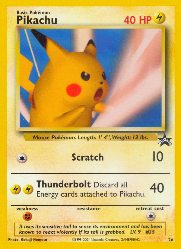 Pikachu (26) [Wizards of the Coast: Black Star Promos] | North Game Den