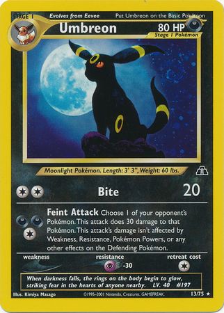 Umbreon (13/75) [Neo Discovery Unlimited] | North Game Den