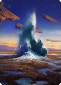 Flooded Strand Art Card [Zendikar Rising Art Series] | North Game Den