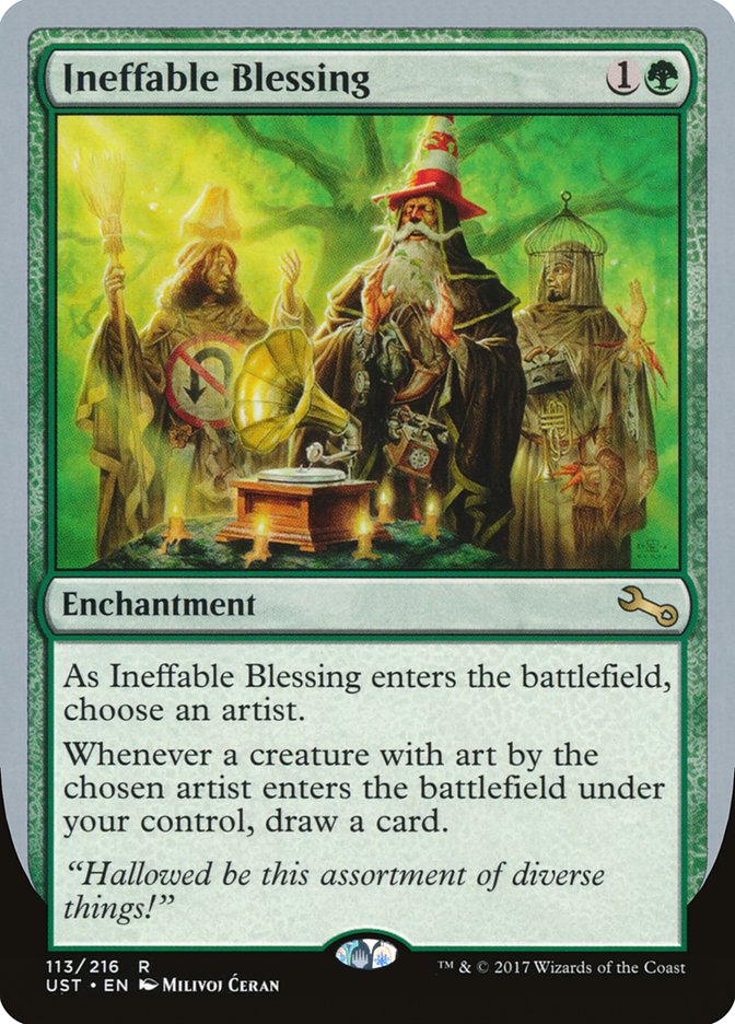 Ineffable Blessing ("choose an artist") [Unstable] | North Game Den