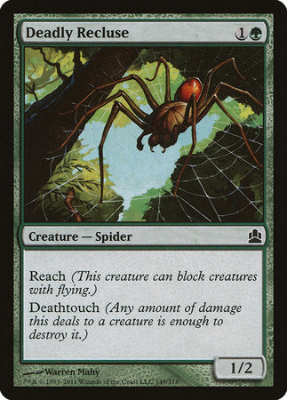 Deadly Recluse [Commander 2011] | North Game Den