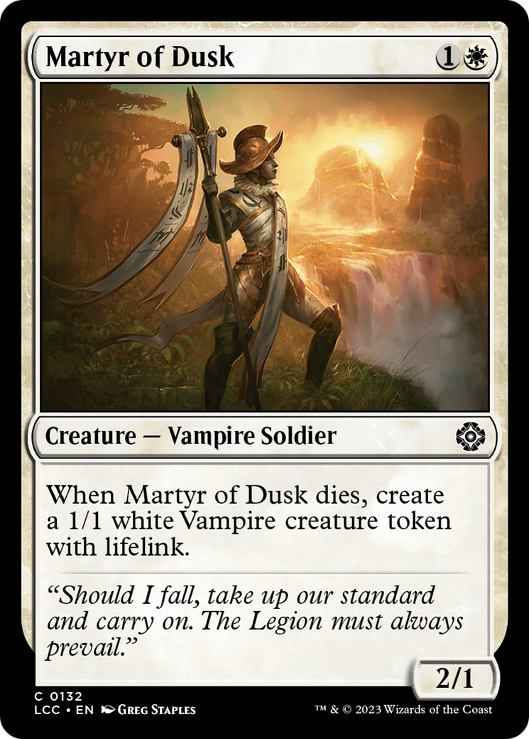 Martyr of Dusk [The Lost Caverns of Ixalan Commander] | North Game Den
