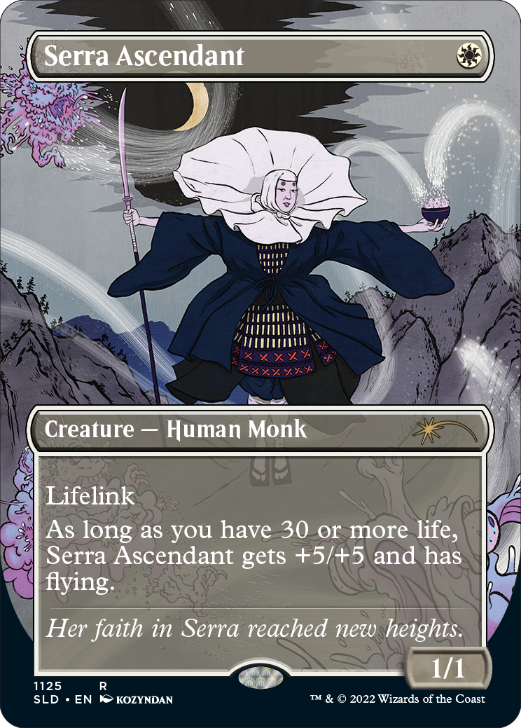 Serra Ascendant (Borderless) [Secret Lair Drop Series] | North Game Den