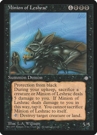 Minion of Leshrac [Ice Age] | North Game Den