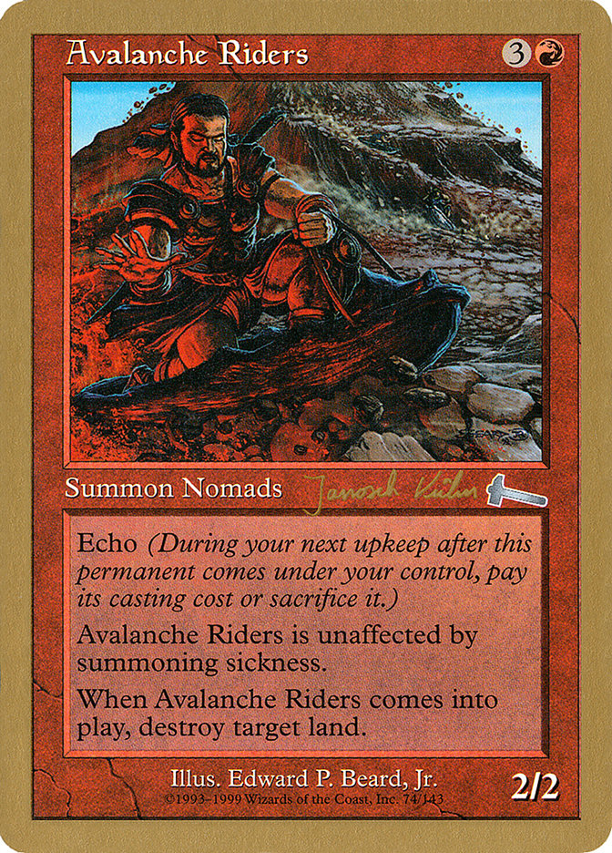 Avalanche Riders (Janosch Kuhn) [World Championship Decks 2000] | North Game Den