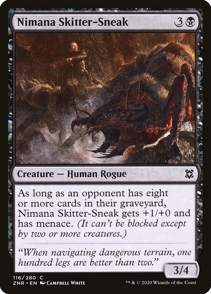 Nimana Skitter-Sneak [Zendikar Rising] | North Game Den