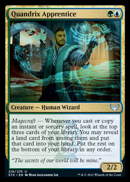 Quandrix Apprentice [Strixhaven: School of Mages] | North Game Den