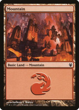 Mountain (43) [Duel Decks: Izzet vs. Golgari] | North Game Den