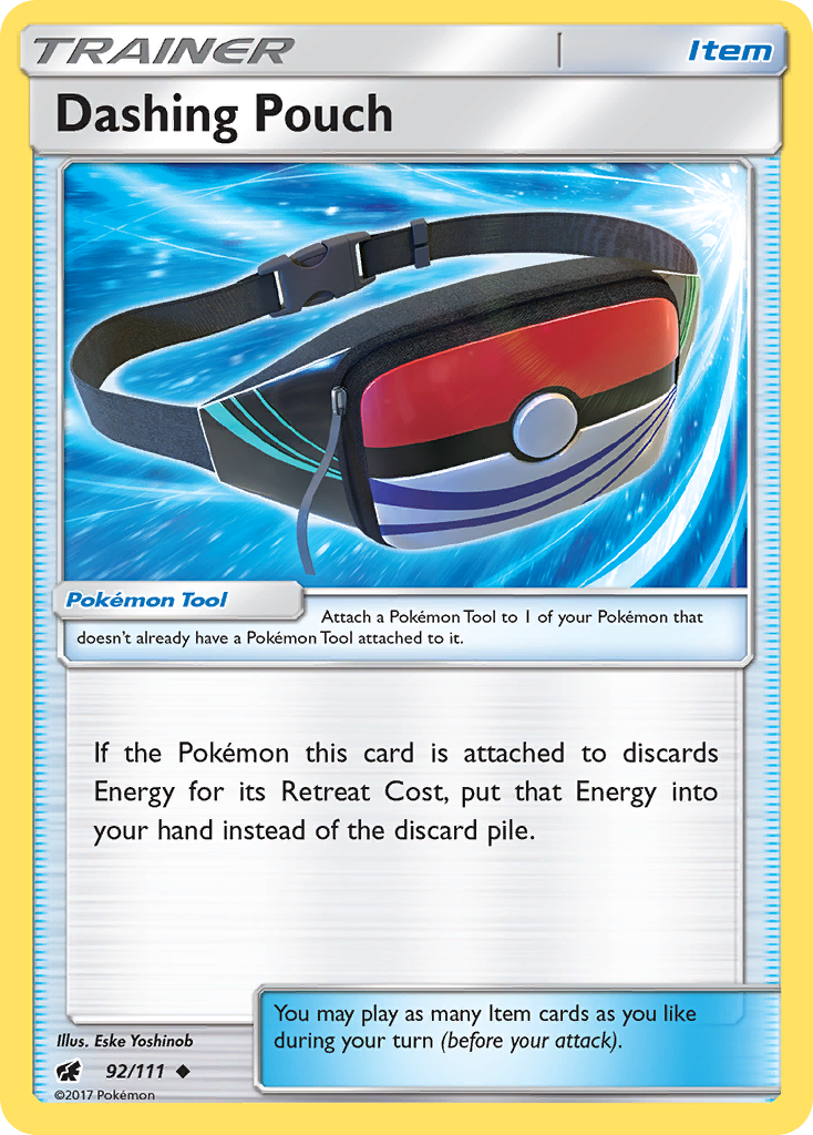 Dashing Pouch (92/111) [Sun & Moon: Crimson Invasion] | North Game Den