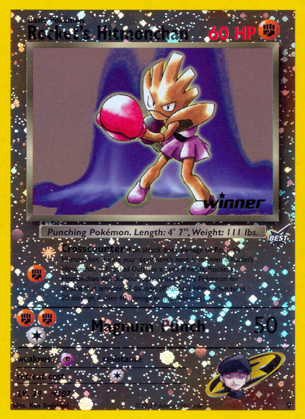 Rocket's Hitmonchan (9) (Winner) [Best of Promos] | North Game Den