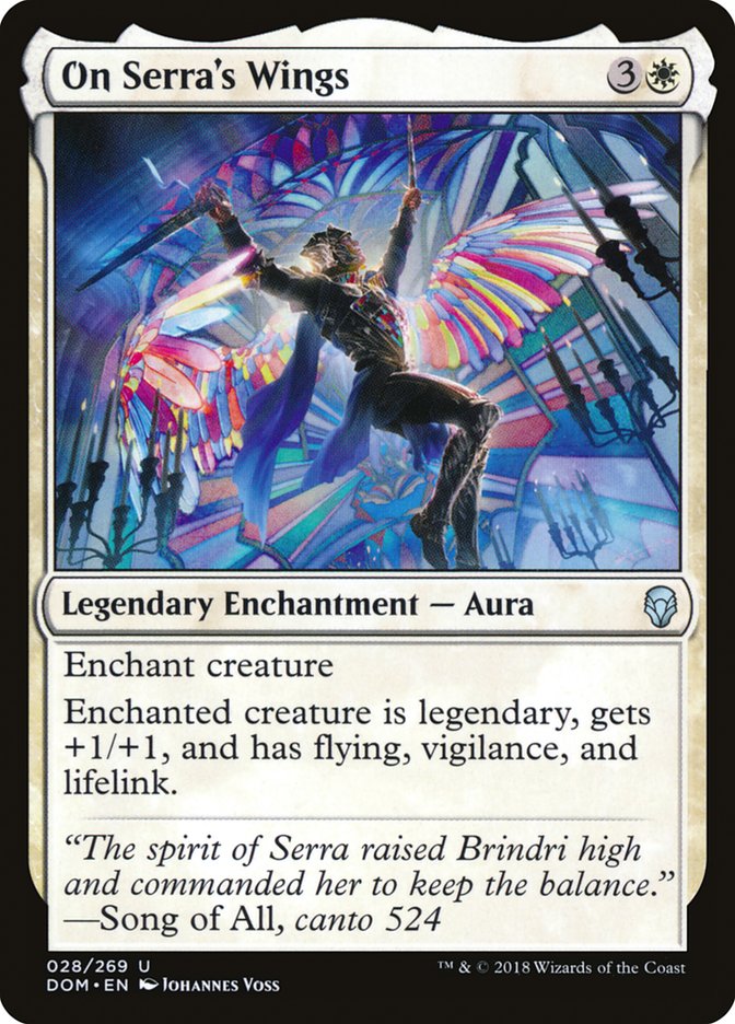 On Serra's Wings [Dominaria] | North Game Den