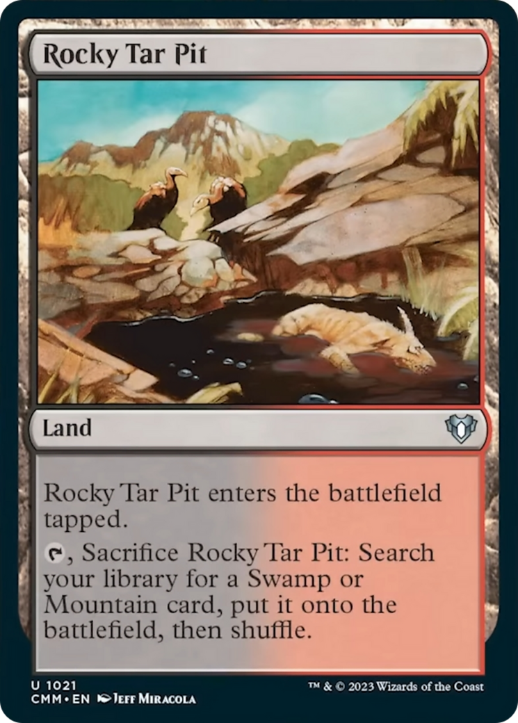 Rocky Tar Pit [Commander Masters] | North Game Den