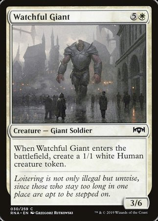 Watchful Giant [Ravnica Allegiance] | North Game Den