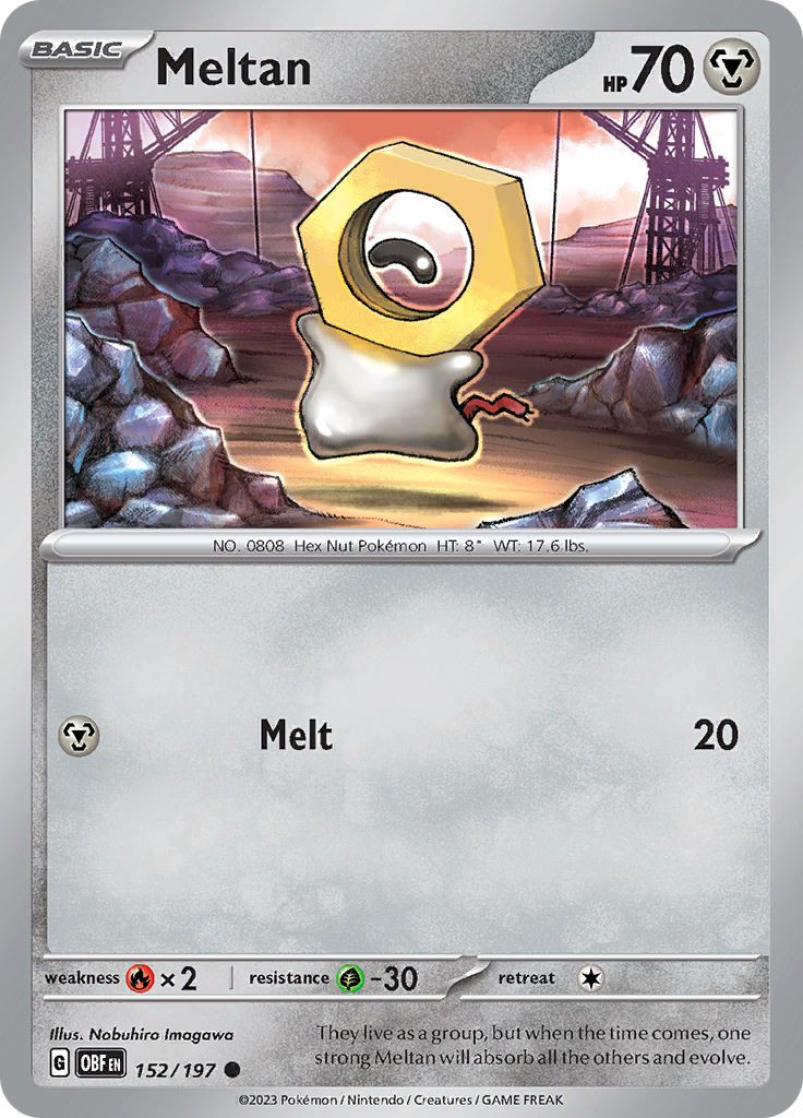 Meltan (152/197) [Scarlet & Violet: Obsidian Flames] | North Game Den