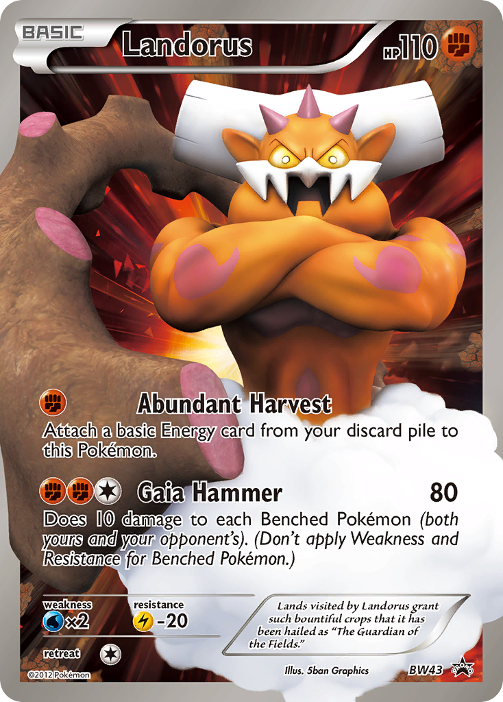 Landorus (BW43) [Black & White: Black Star Promos] | North Game Den