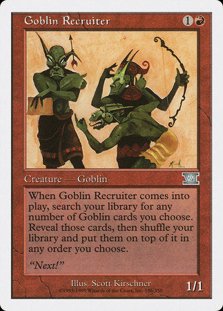 Goblin Recruiter [Classic Sixth Edition] | North Game Den