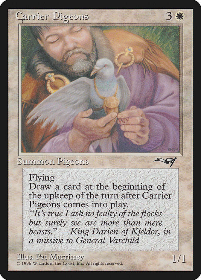 Carrier Pigeons (Holding Pigeon) [Alliances] | North Game Den