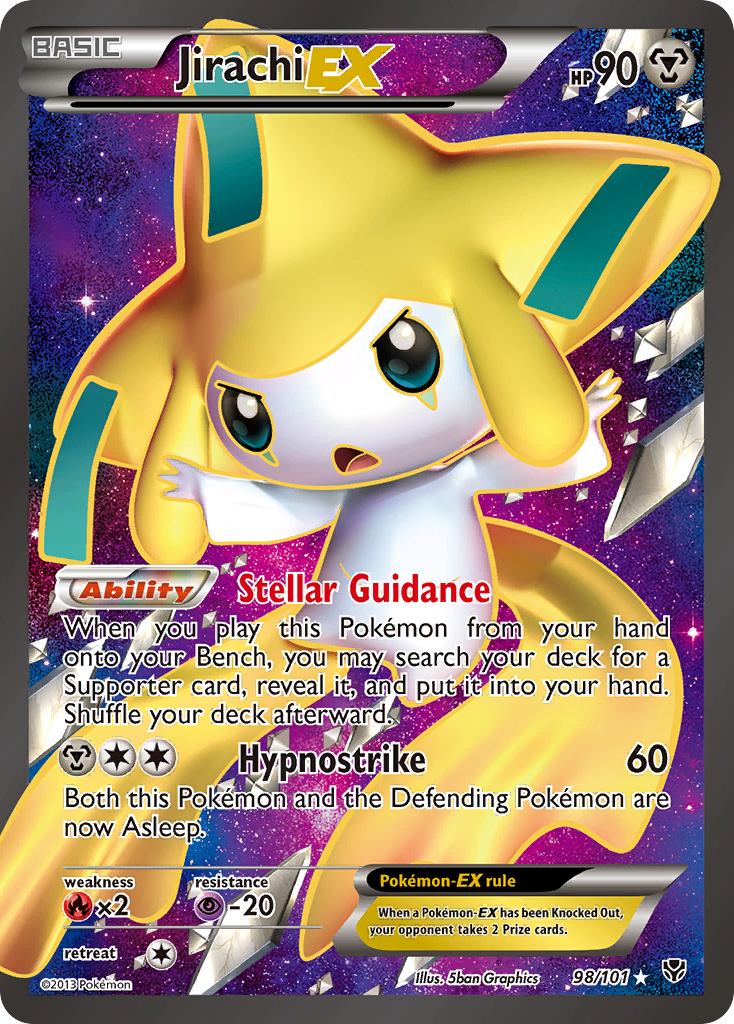 Jirachi EX (98/101) [Black & White: Plasma Blast] | North Game Den