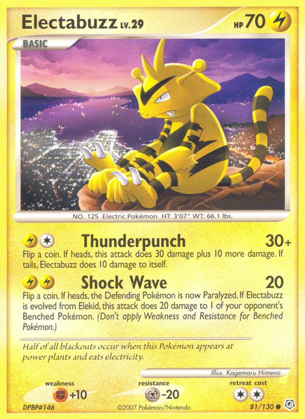 Electabuzz (81/130) [Diamond & Pearl: Base Set] | North Game Den