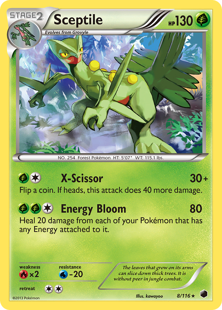 Sceptile (8/116) [Black & White: Plasma Freeze] | North Game Den