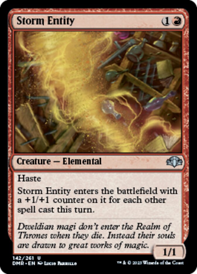 Storm Entity [Dominaria Remastered] | North Game Den