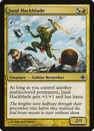Jund Hackblade [Alara Reborn] | North Game Den